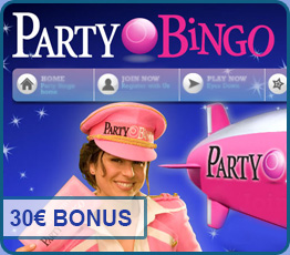 PartyBingo Bonus für Neukunden