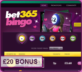 Verlockendes Bet365 Bingo Bonusangebot